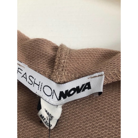 FASHION NOVA Womens Jumpsuit Caramel color size Medium #DT3176 - Picture 2 of 8